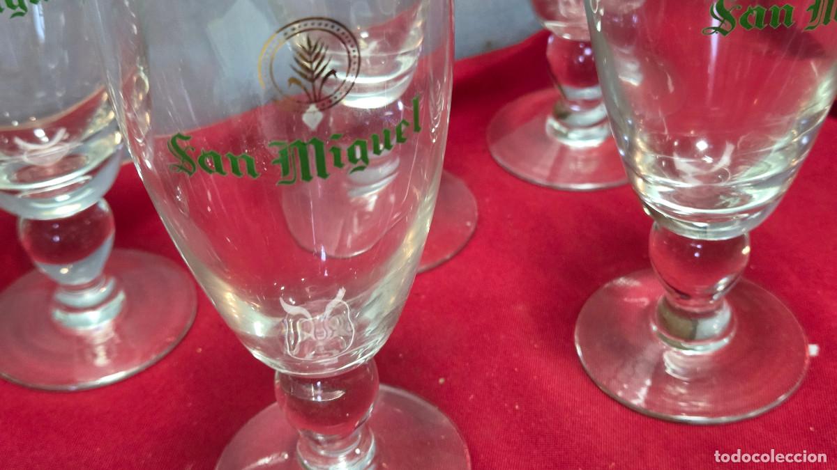 Antig&uuml;edades: 5 copas de cristal antiguo - Foto 4
