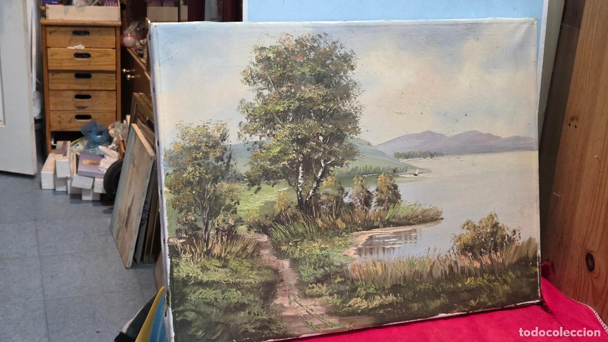 Antig&uuml;edades: lienzo antiguo pintura