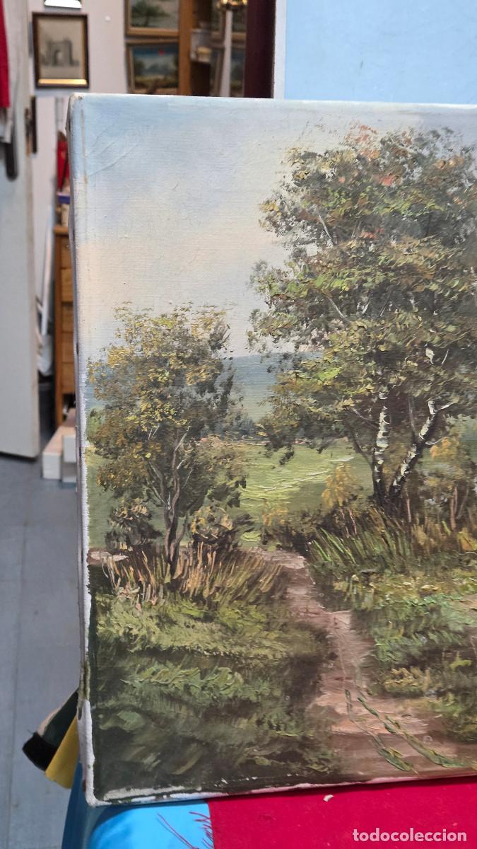 Antig&uuml;edades: lienzo antiguo pintura - Foto 3