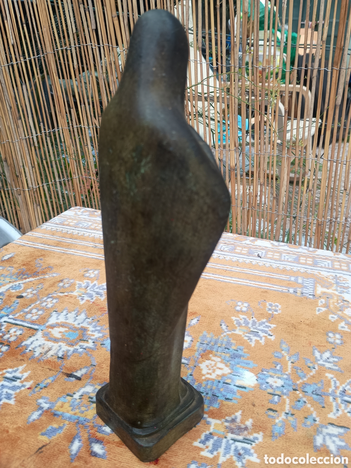 Antig&uuml;edades: Peque&ntilde;a virgen patina bronce - Foto 5