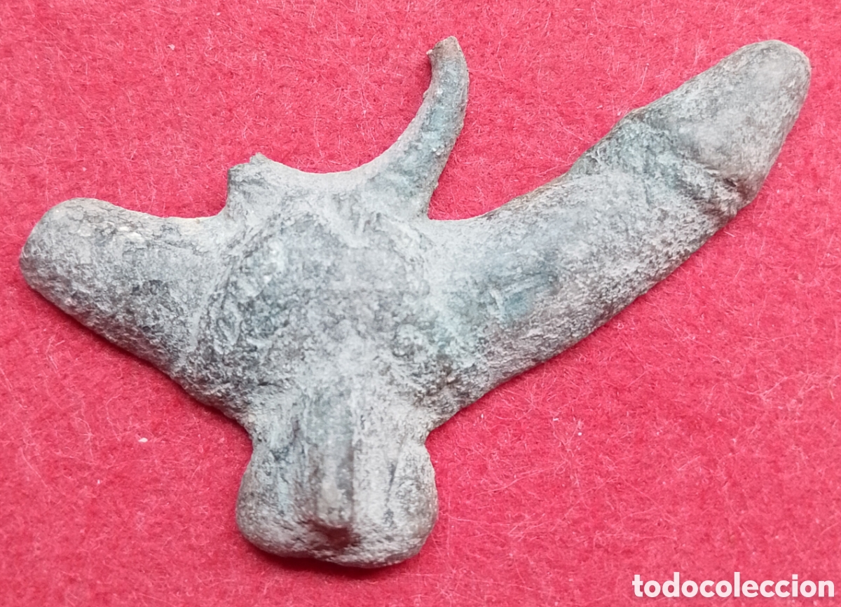 Antig&uuml;edades: Gran Amuleto falico de bronce