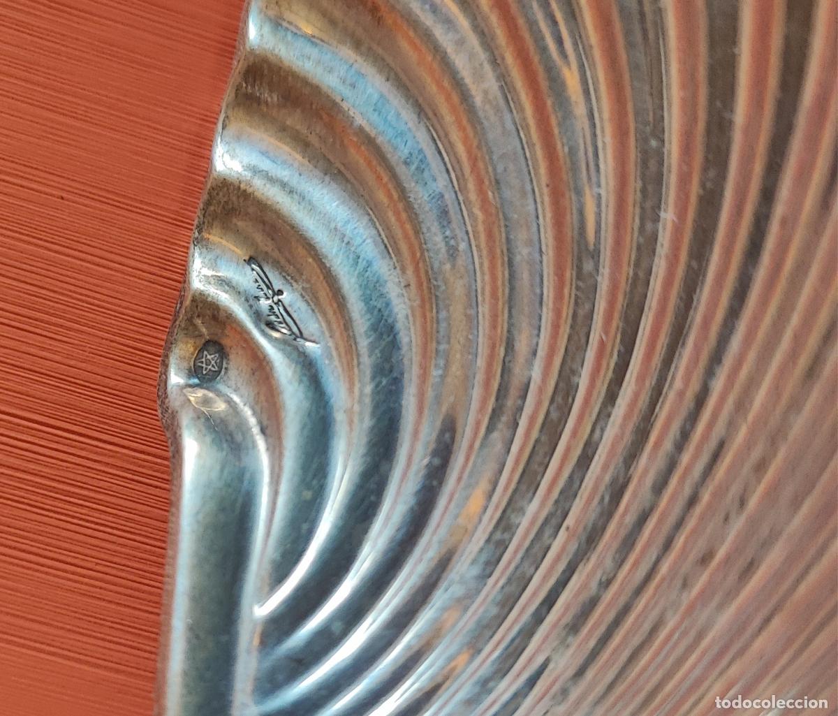 Antig&uuml;edades: BENDITERA DE PLATA CONTRASTADA Y FIRMA - Foto 3