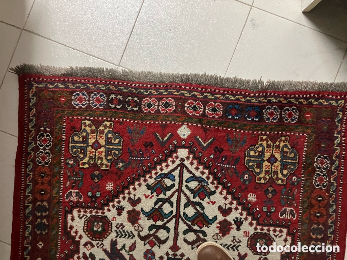 Antig&uuml;edades: ALFOMBRA DE IRAN CON CERTIFICADO - Foto 8