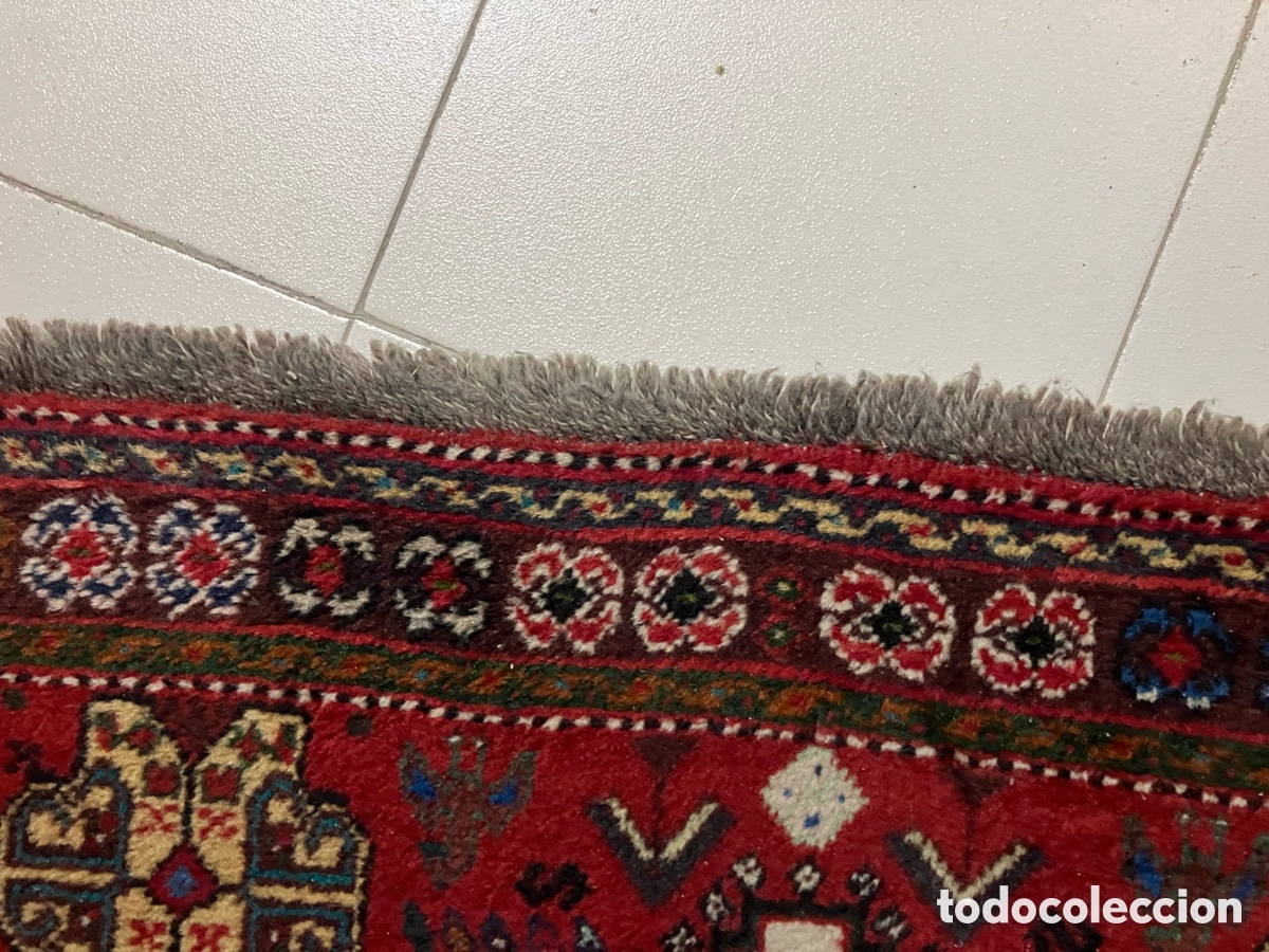 Antig&uuml;edades: ALFOMBRA DE IRAN CON CERTIFICADO - Foto 9
