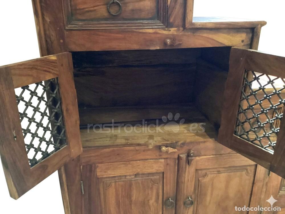 Antig&uuml;edades: Mueble escalera colonial r&uacute;stico de M&eacute;xico - Foto 5