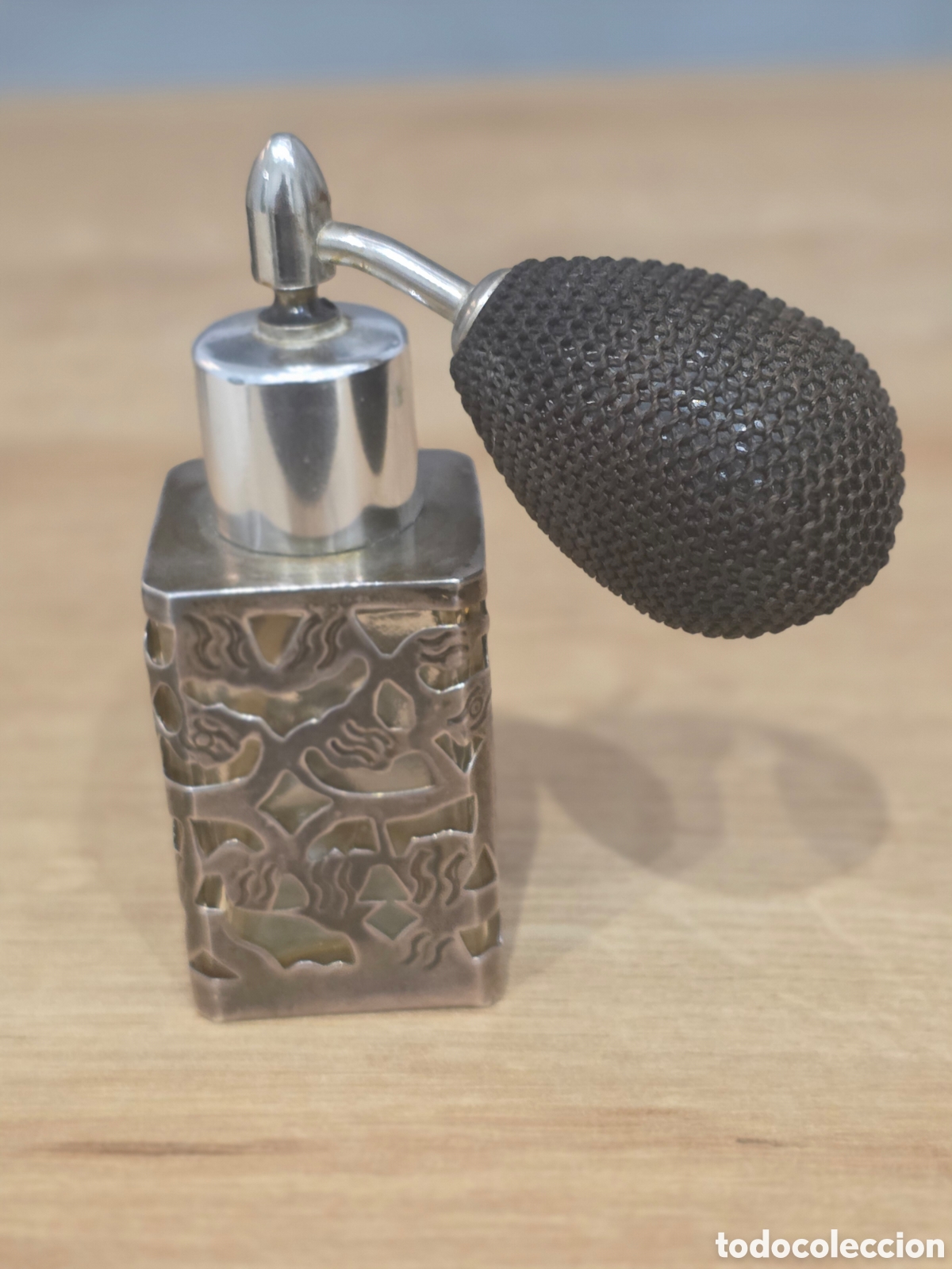 Antig&uuml;edades: Frasco de Perfume Vintage ,Plata de Ley 925- Ari.D.Norman( Londres)