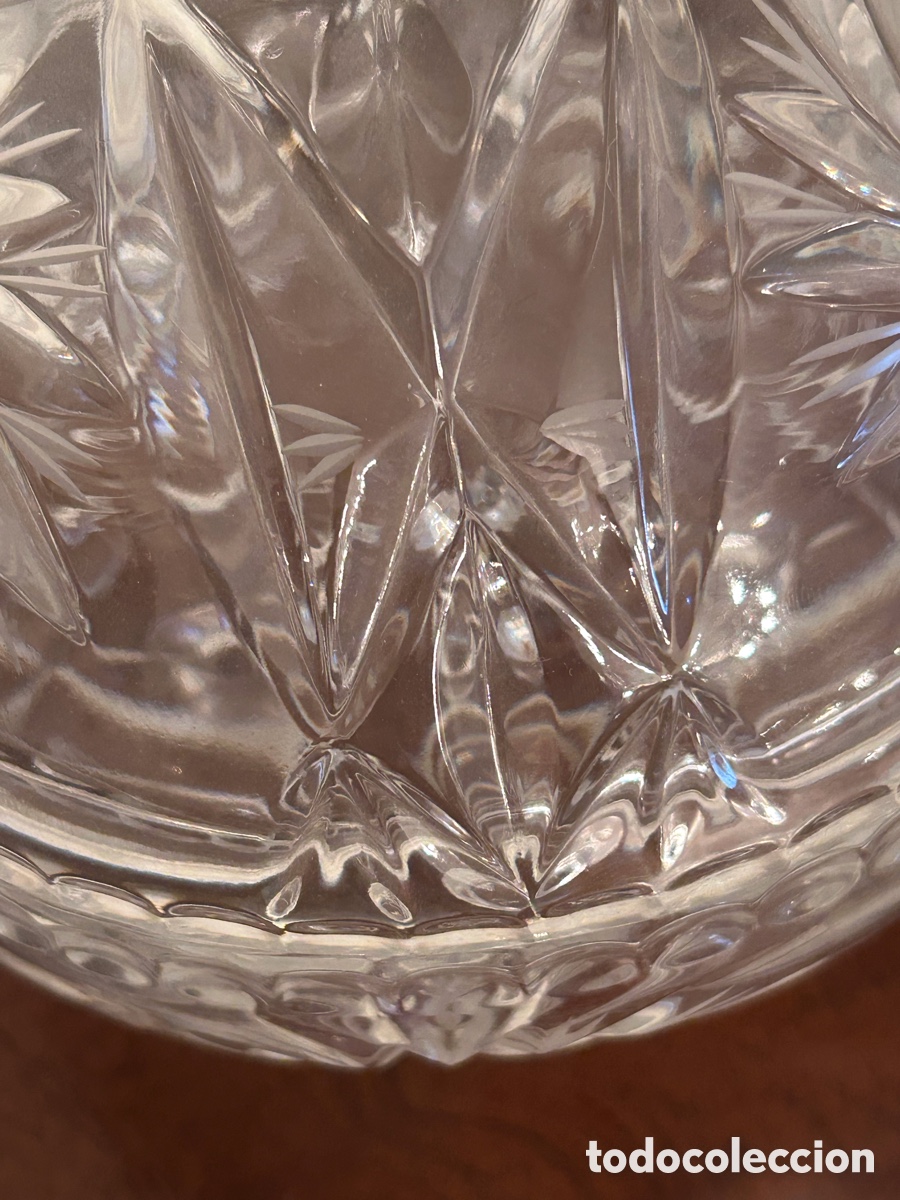 Antig&uuml;edades: Bombonera de cristal tallado - Foto 5