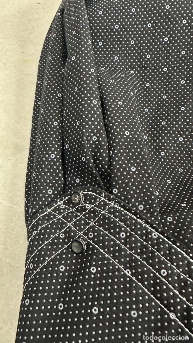 Antig&uuml;edades: Blusa de hombre, percal negro - Foto 6