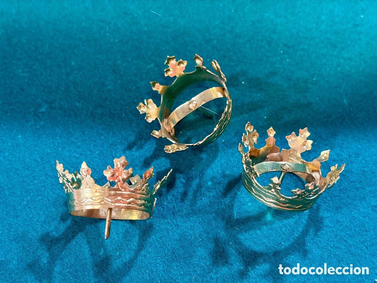 Antig&uuml;edades: Peque&ntilde;a corona condal para Virgen o imagen