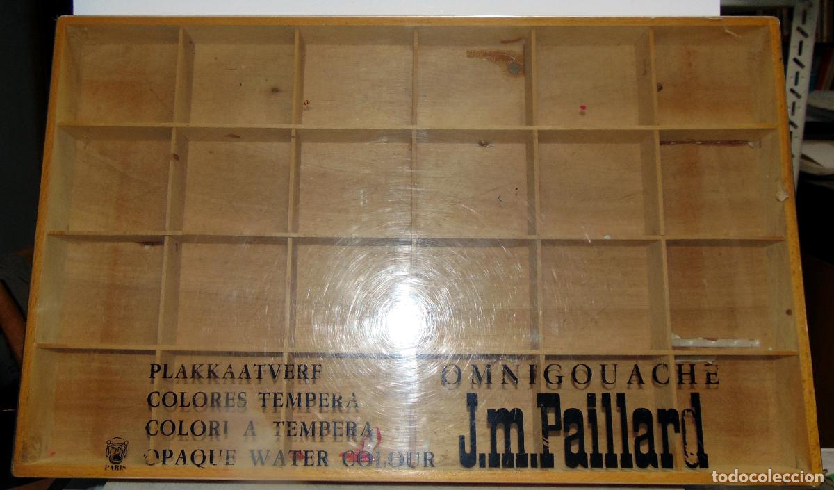 Antig&uuml;edades: EXPOSITOR DE MADERA Y PLASTICO DE J.M. PAILLARD, 52x32CM, NUEVO