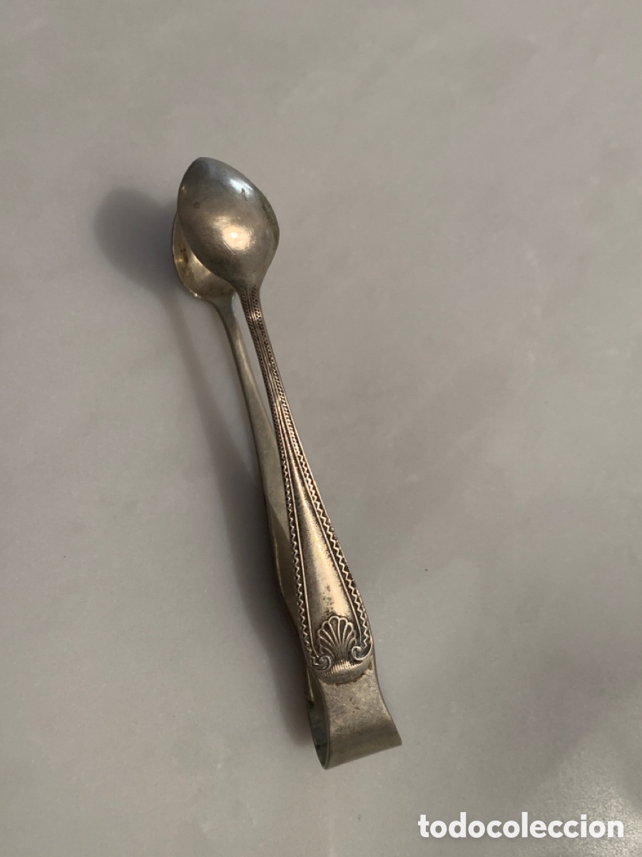 Antig&uuml;edades: Pinzas EPNS para azucar - Foto 3