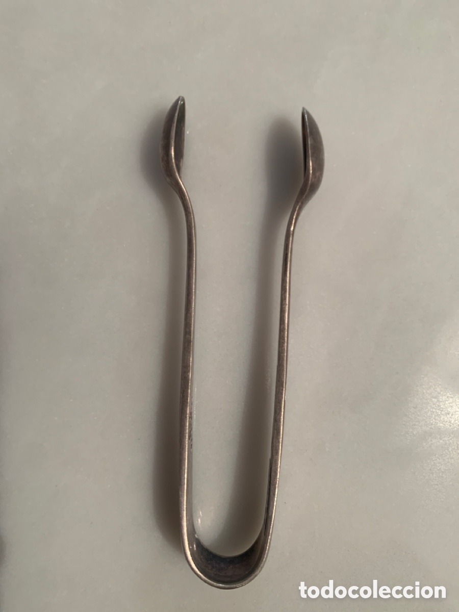 Antig&uuml;edades: Pinzas para azucar plateadas - Foto 3