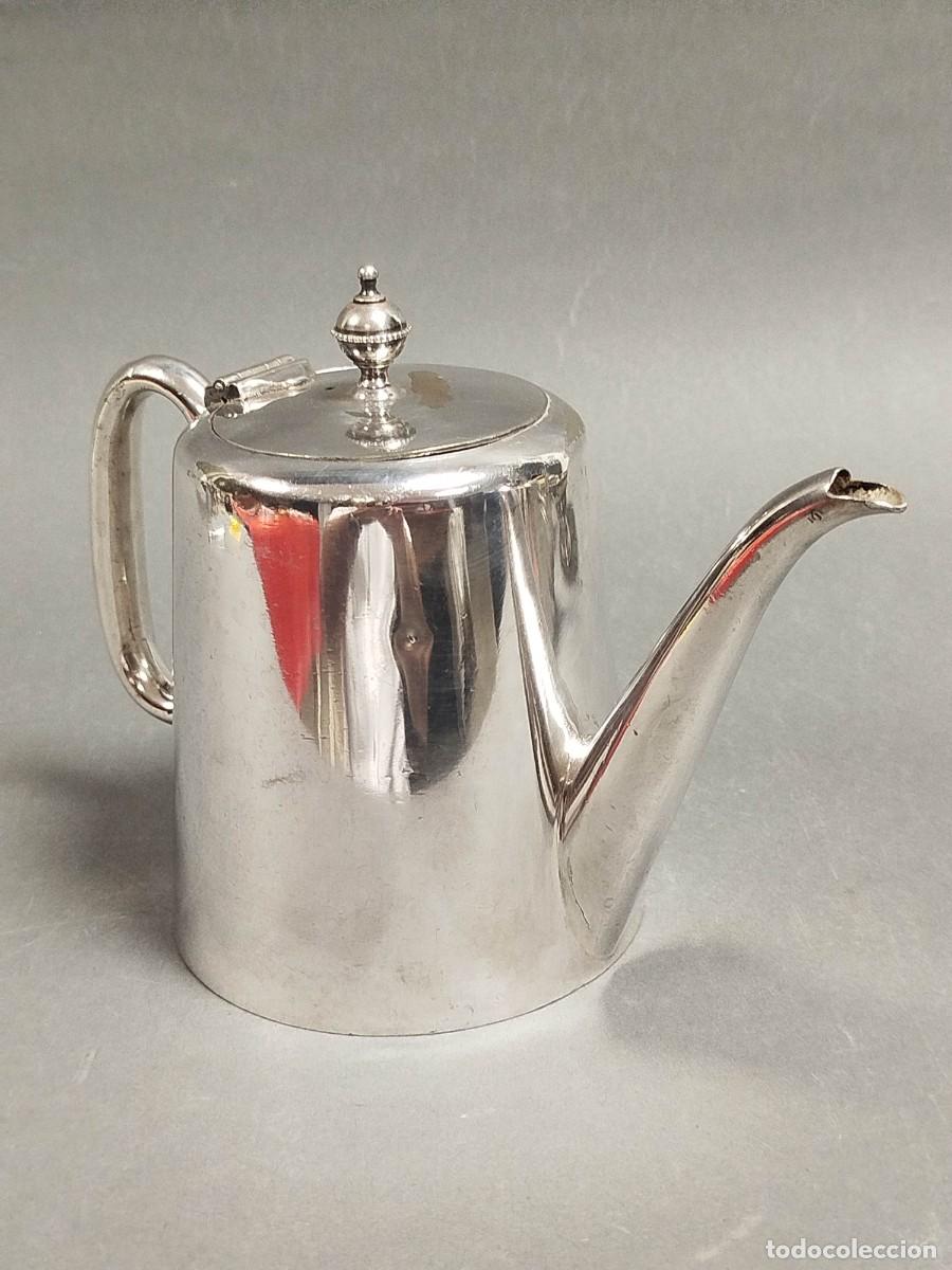 Antig&uuml;edades: JARRA INGLESA DE ALPACA PLATEADA MAPPIN & WEBB - Foto 2