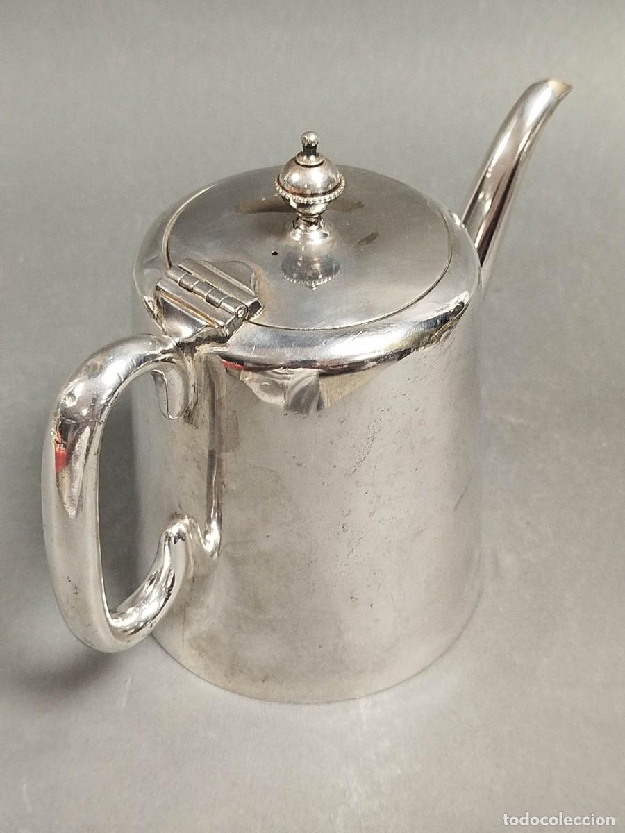 Antig&uuml;edades: JARRA INGLESA DE ALPACA PLATEADA MAPPIN & WEBB - Foto 3