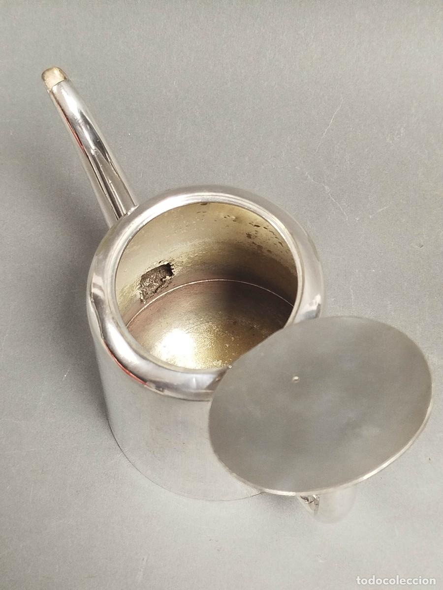 Antig&uuml;edades: JARRA INGLESA DE ALPACA PLATEADA MAPPIN & WEBB - Foto 4