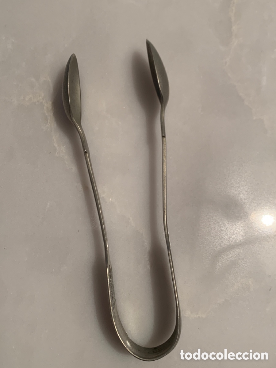 Antig&uuml;edades: Pinzas para az&uacute;car plateadas - Foto 2