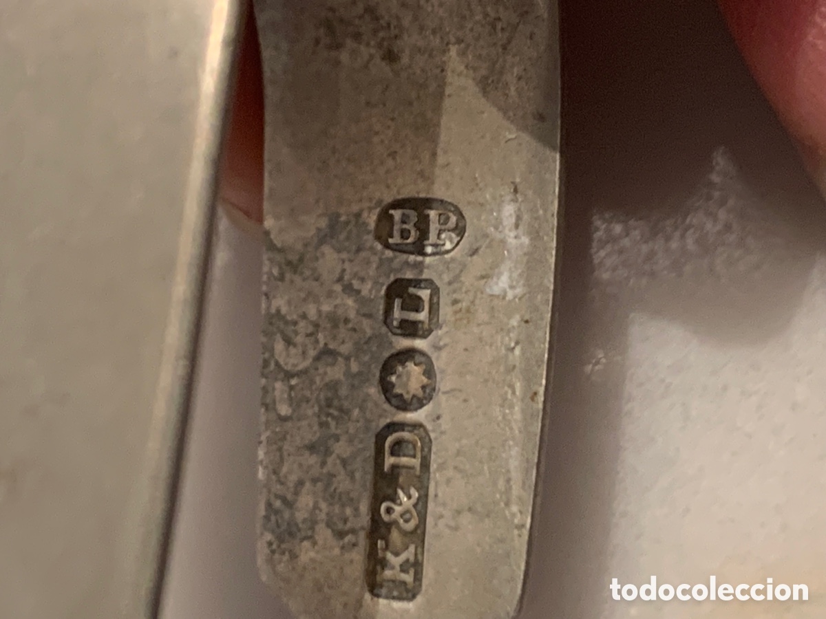 Antig&uuml;edades: Pinzas para az&uacute;car plateadas - Foto 4