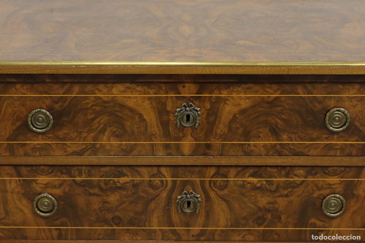 Antig&uuml;edades: Comoda francesa sXIX de madera de nogal - Foto 4