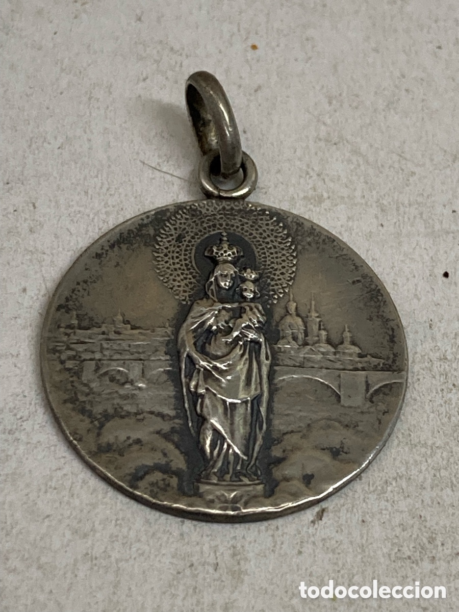 Antig&uuml;edades: Medalla de plata religiosa C665