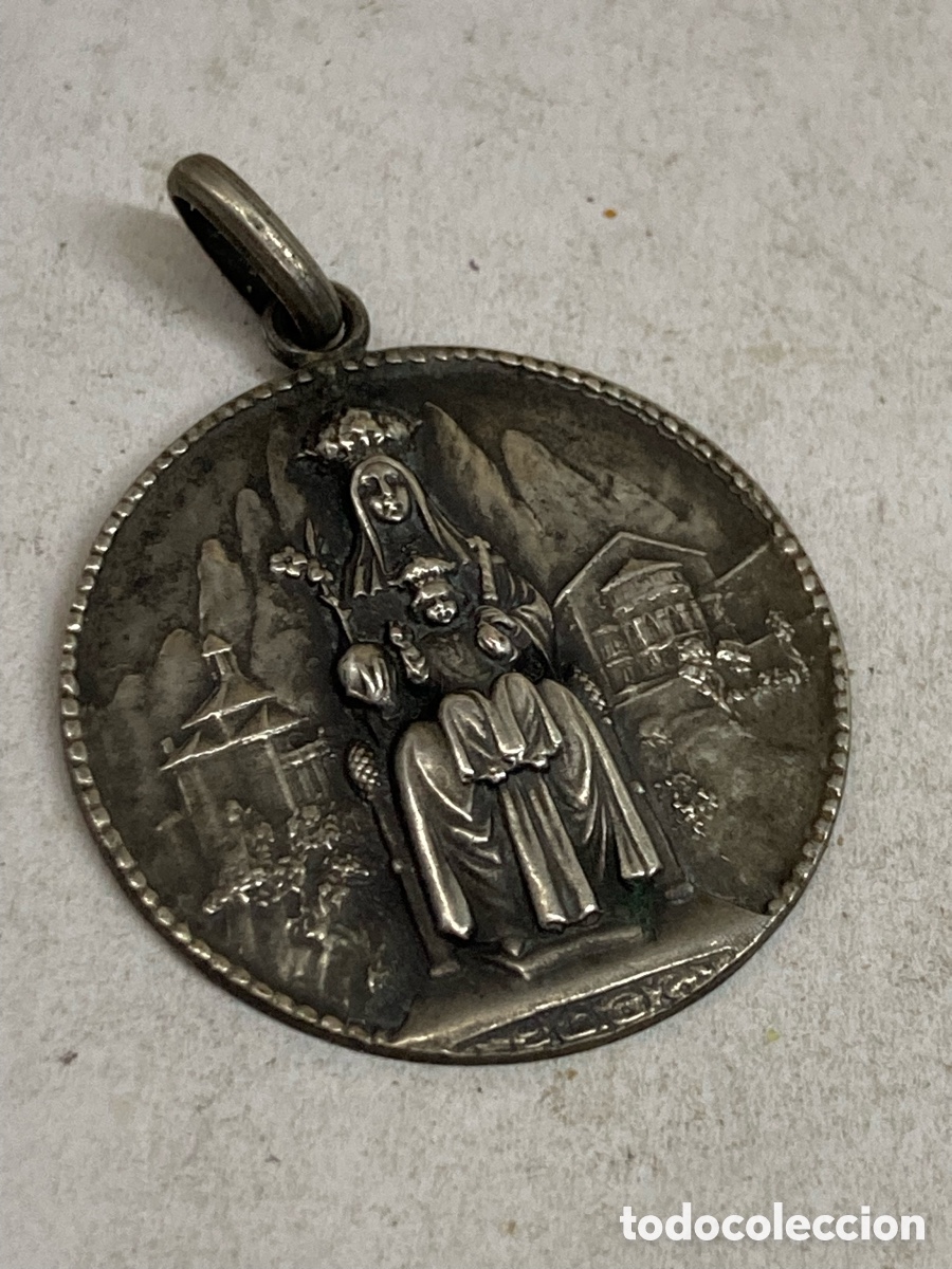 Antig&uuml;edades: Medalla de plata religiosa C665
