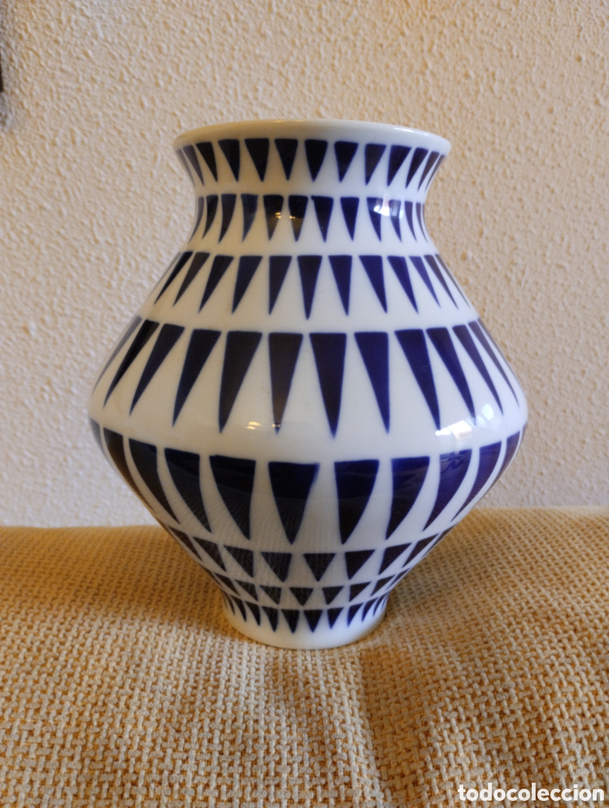 Antig&uuml;edades: Jarron ceramica Sargadelos