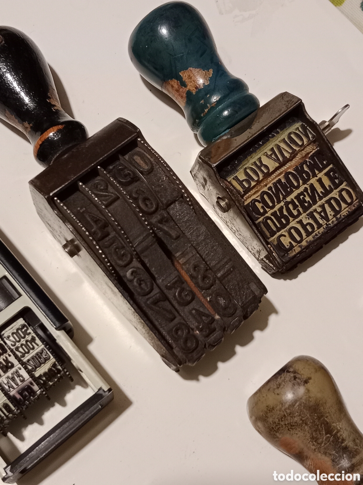 Antig&uuml;edades: Fechadores, numeradores, sellos de caucho