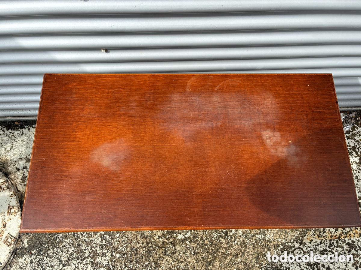 Antig&uuml;edades: Mesa auxiliar de madera - Foto 5
