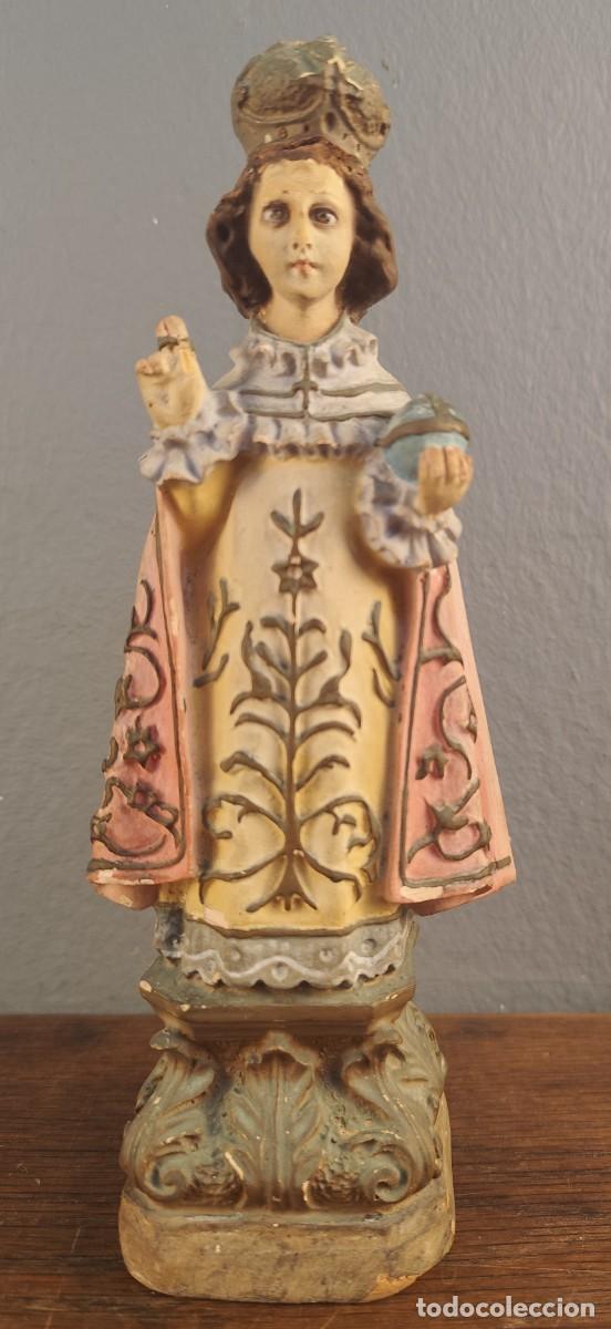 Antig&uuml;edades: Figura antigua Ni&ntilde;o Jes&uacute;s de Praga de Olot