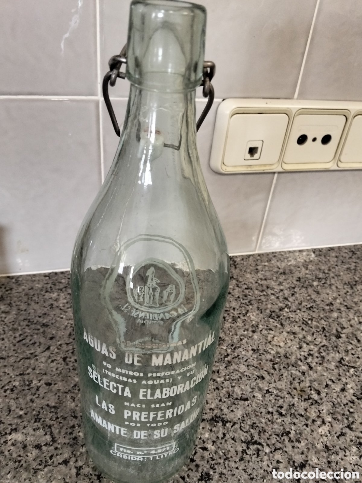 Antig&uuml;edades: Botella gaseosa la Gandiense - Foto 2
