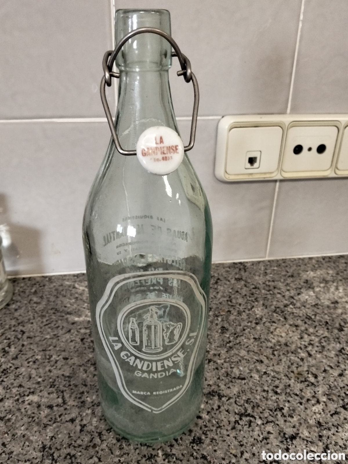 Antig&uuml;edades: Botella gaseosa la Gandiense