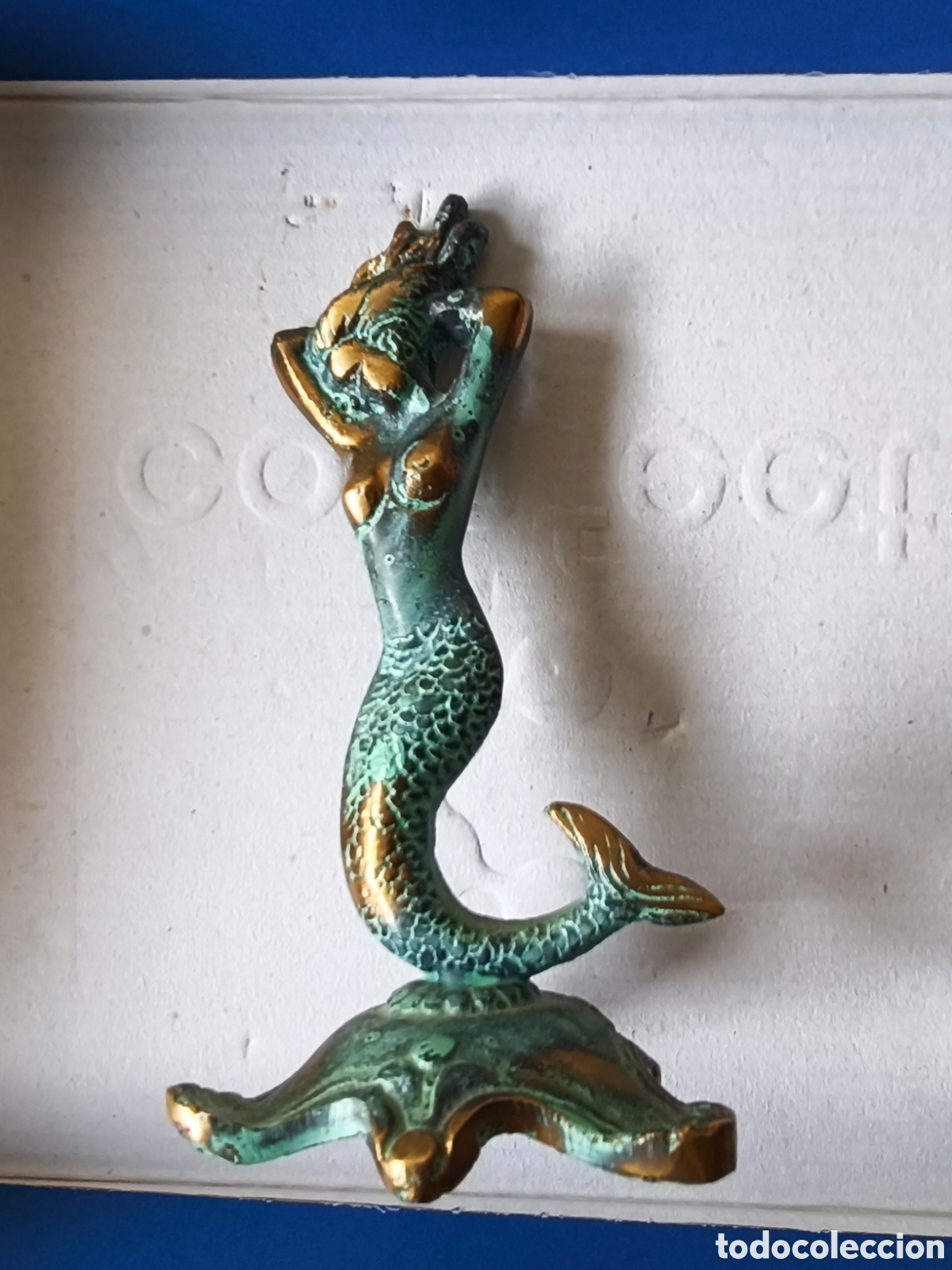 Antig&uuml;edades: Escultura / Figura Vintage de Sirena Estilo Art D&eacute;co