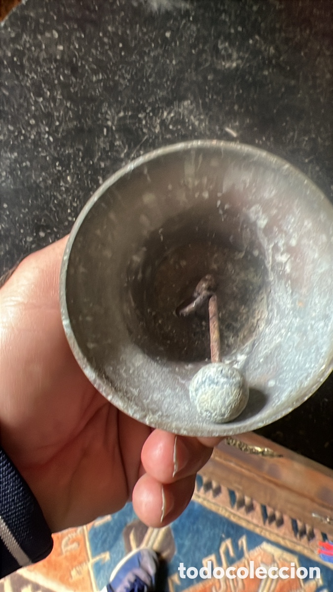 Antig&uuml;edades: Antigua campana de bronce - Foto 2