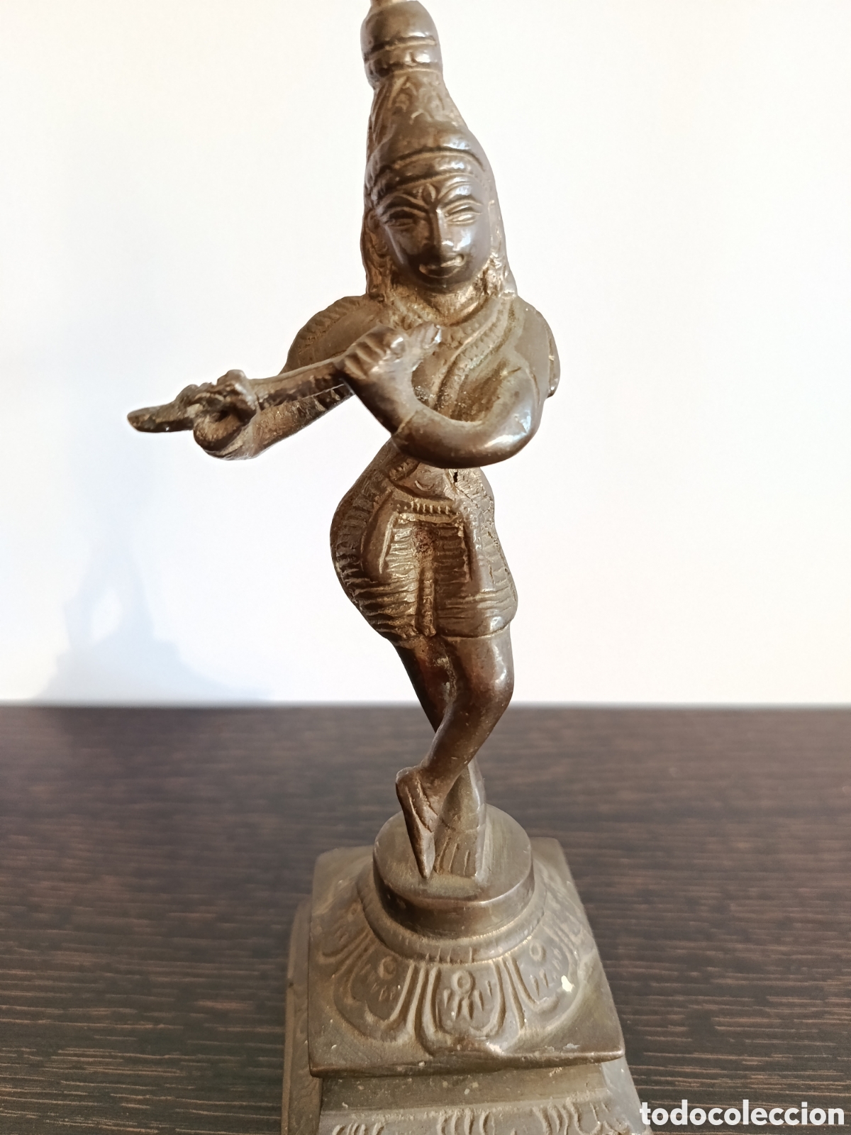 Antig&uuml;edades: Antigua figura dios krishna - Foto 2