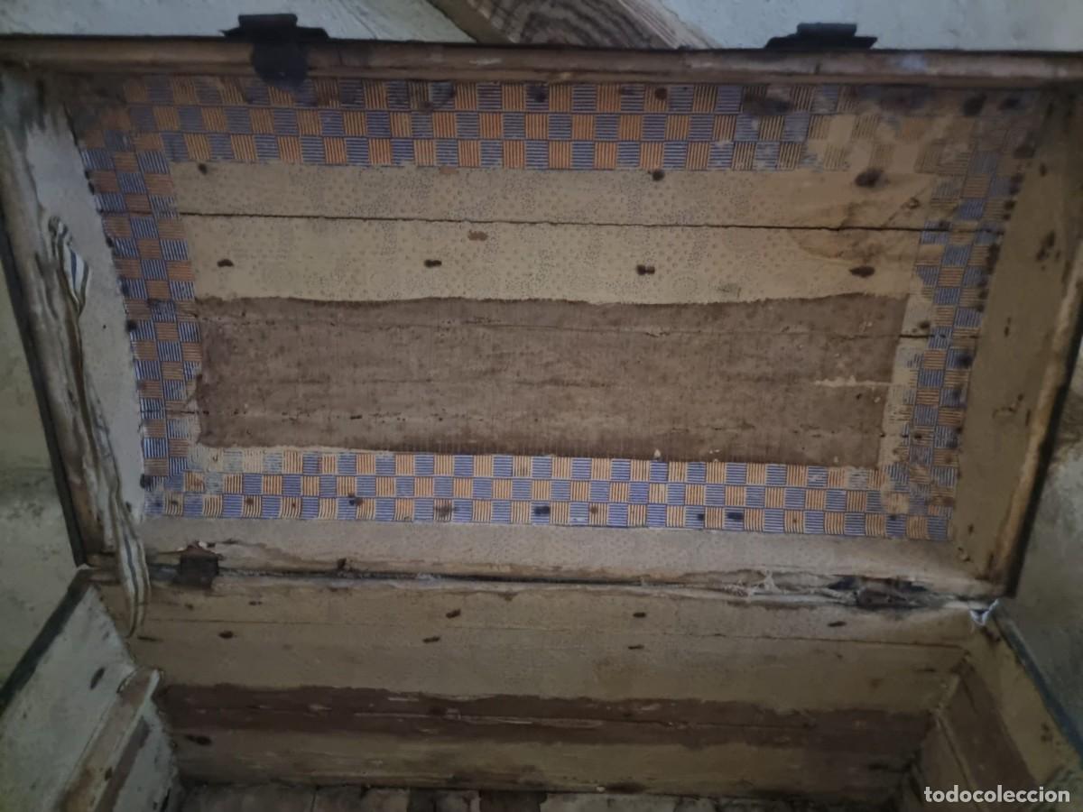 Antig&uuml;edades: Ba&uacute;l antiguo de madera - Foto 5