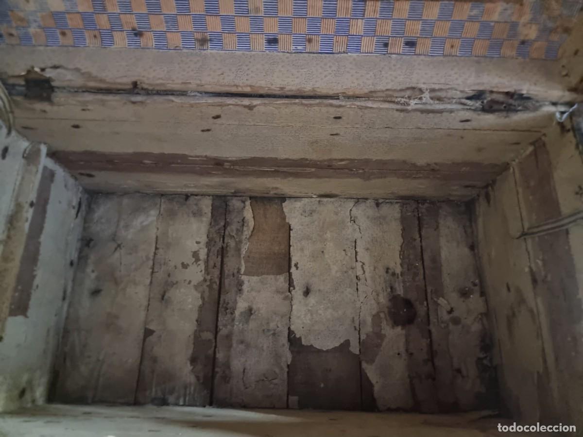 Antig&uuml;edades: Ba&uacute;l antiguo de madera - Foto 6