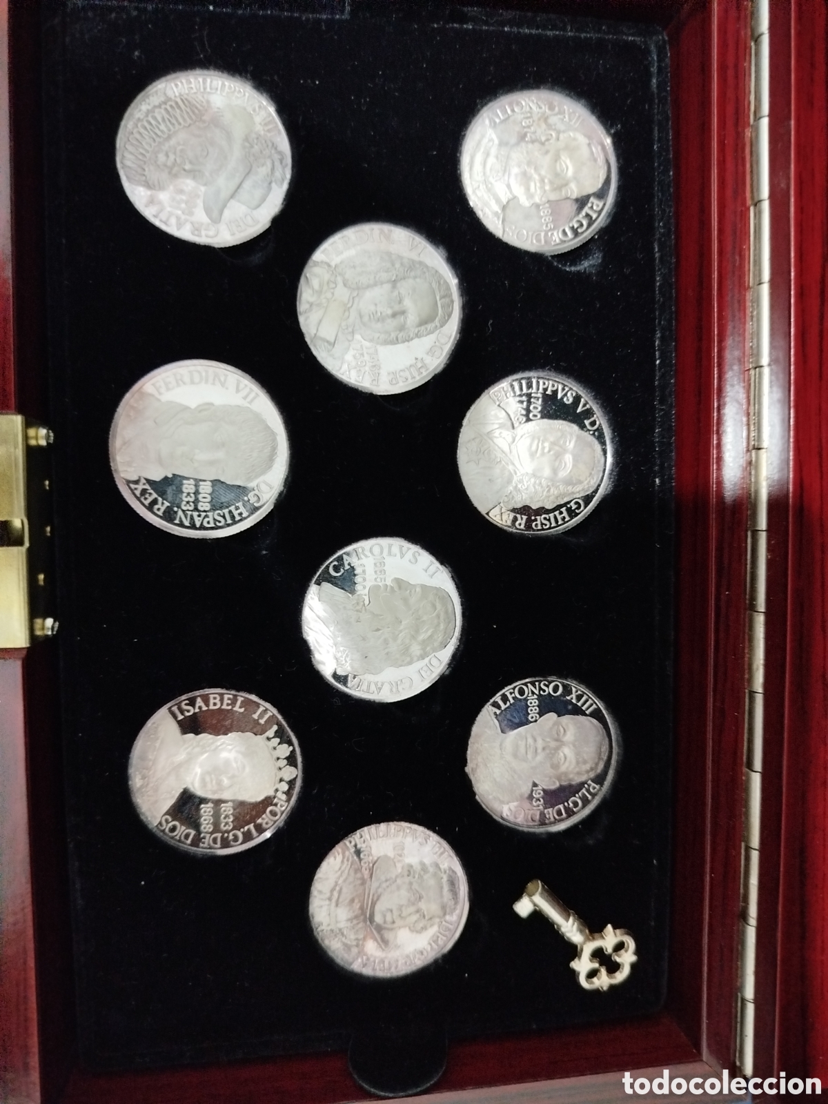 Antig&uuml;edades: Colecci&oacute;n de monedas, reyes de Espa&ntilde;a - Foto 8