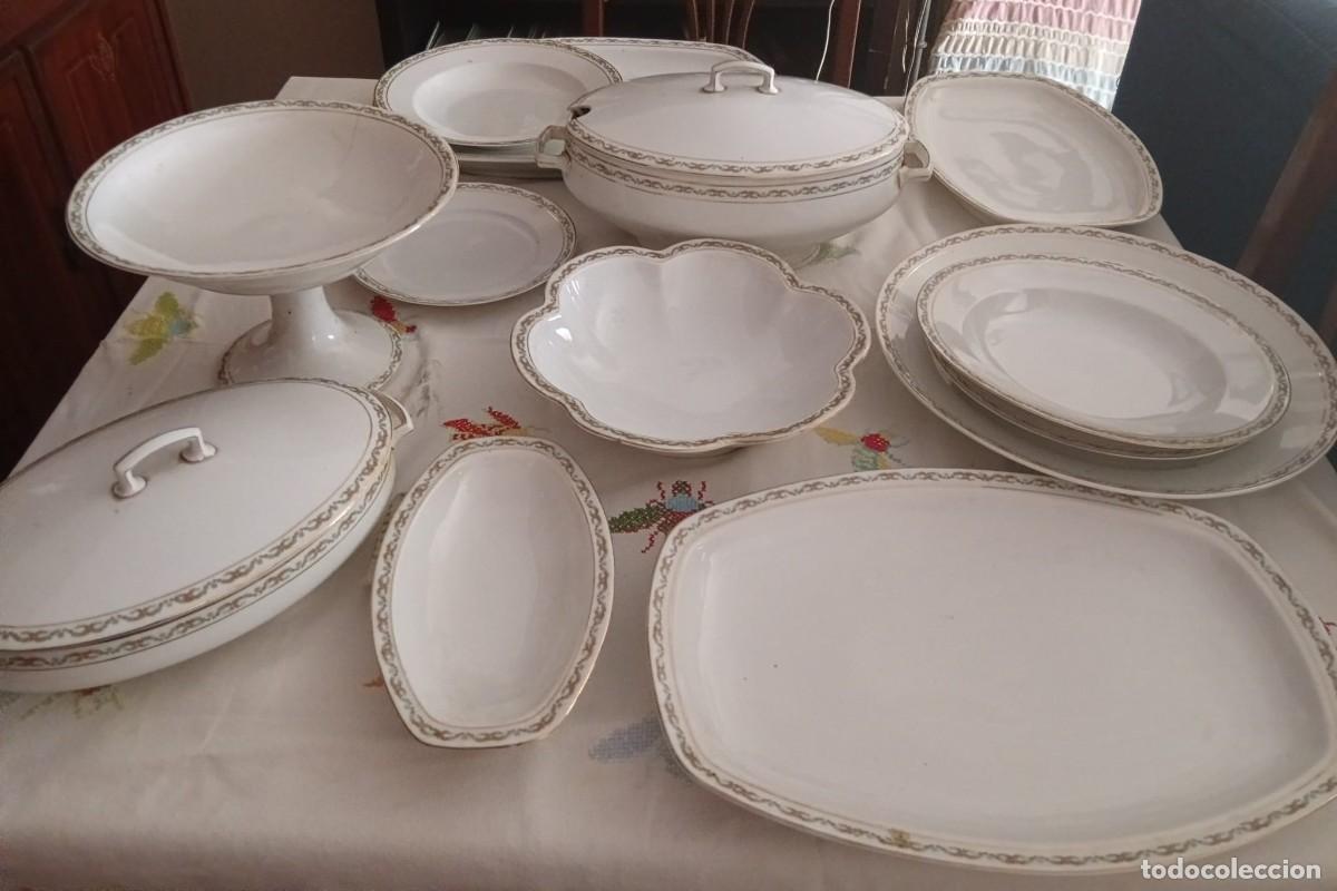Antig&uuml;edades: Vajilla Porcelana Checoslovaca MZ AltRohlau 66 pz