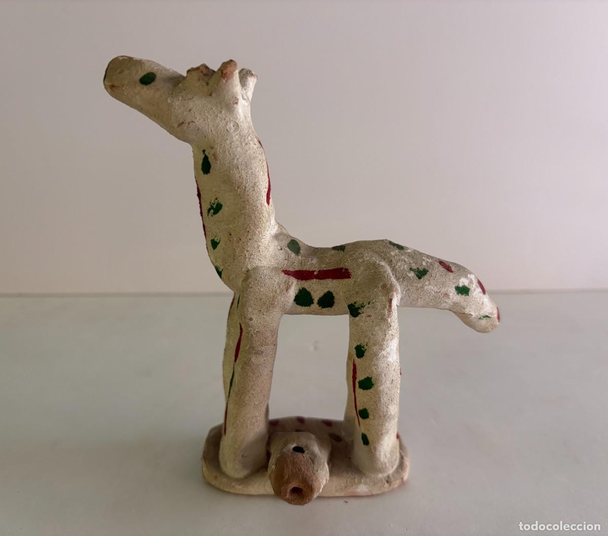 Antig&uuml;edades: Siurell Mallorqu&iacute;n de Barro Figura Caballo Cer&aacute;mica Popular Alfarer&iacute;a