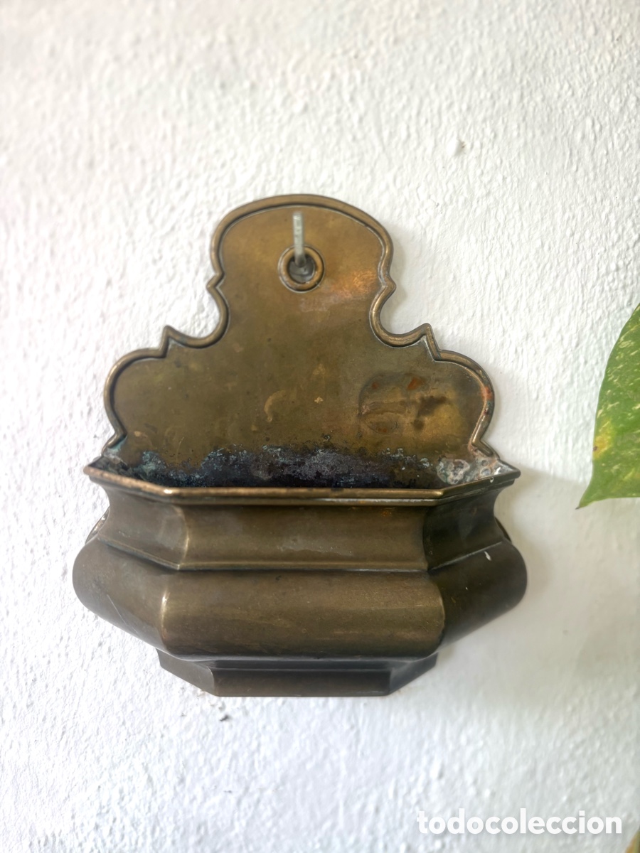 Antig&uuml;edades: BENDITERA BRONCE MEDIANA - Foto 2