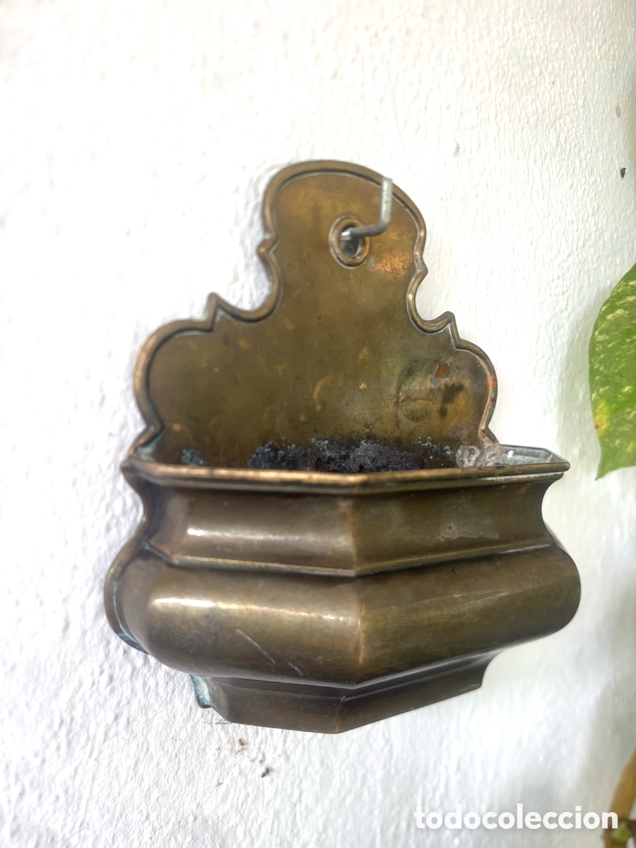 Antig&uuml;edades: BENDITERA BRONCE MEDIANA - Foto 5