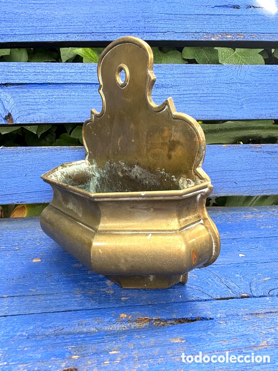 Antig&uuml;edades: BENDITERA BRONCE MEDIANA - Foto 7