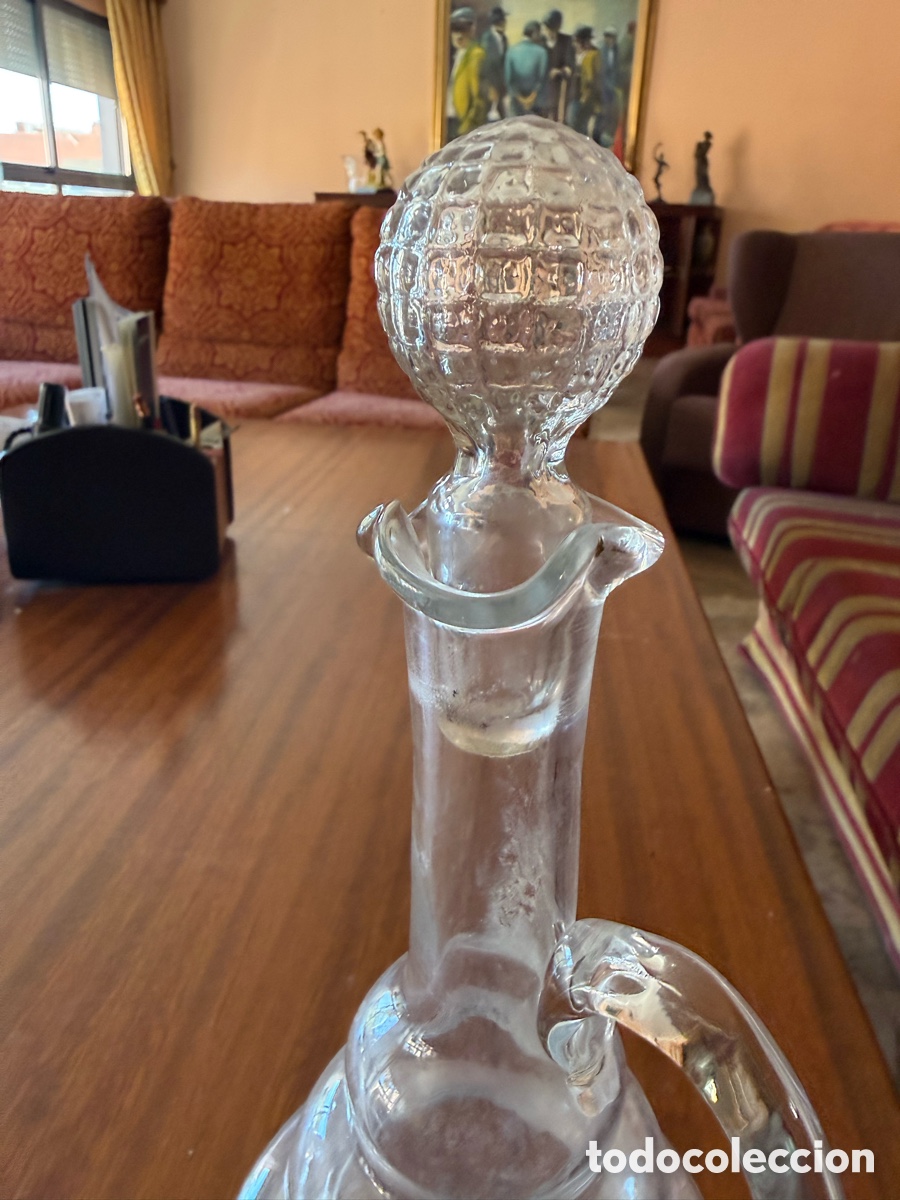 Antig&uuml;edades: Jarra cristal antigua - Foto 3