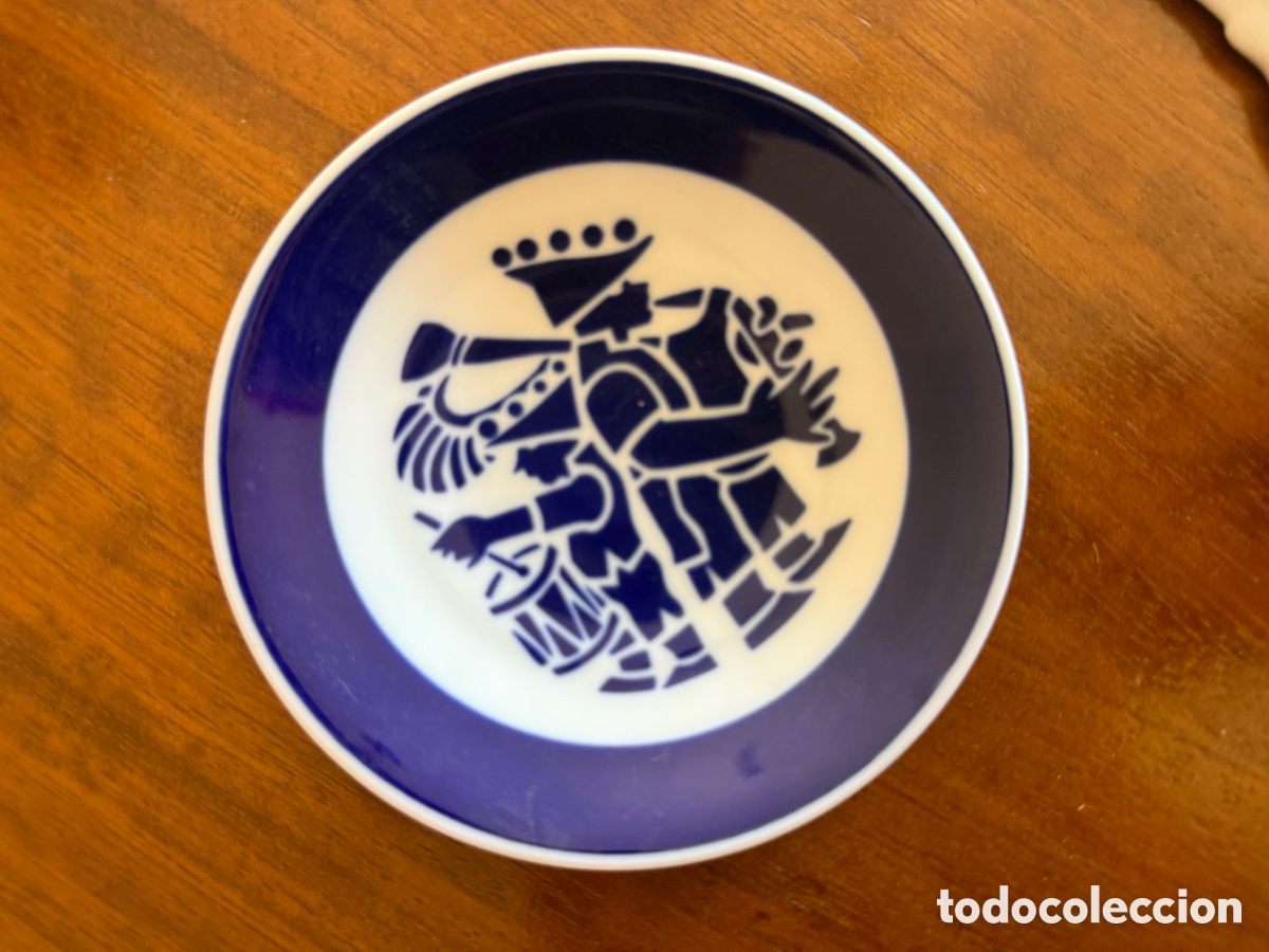 Antig&uuml;edades: Plato porcelana Sargadelos original