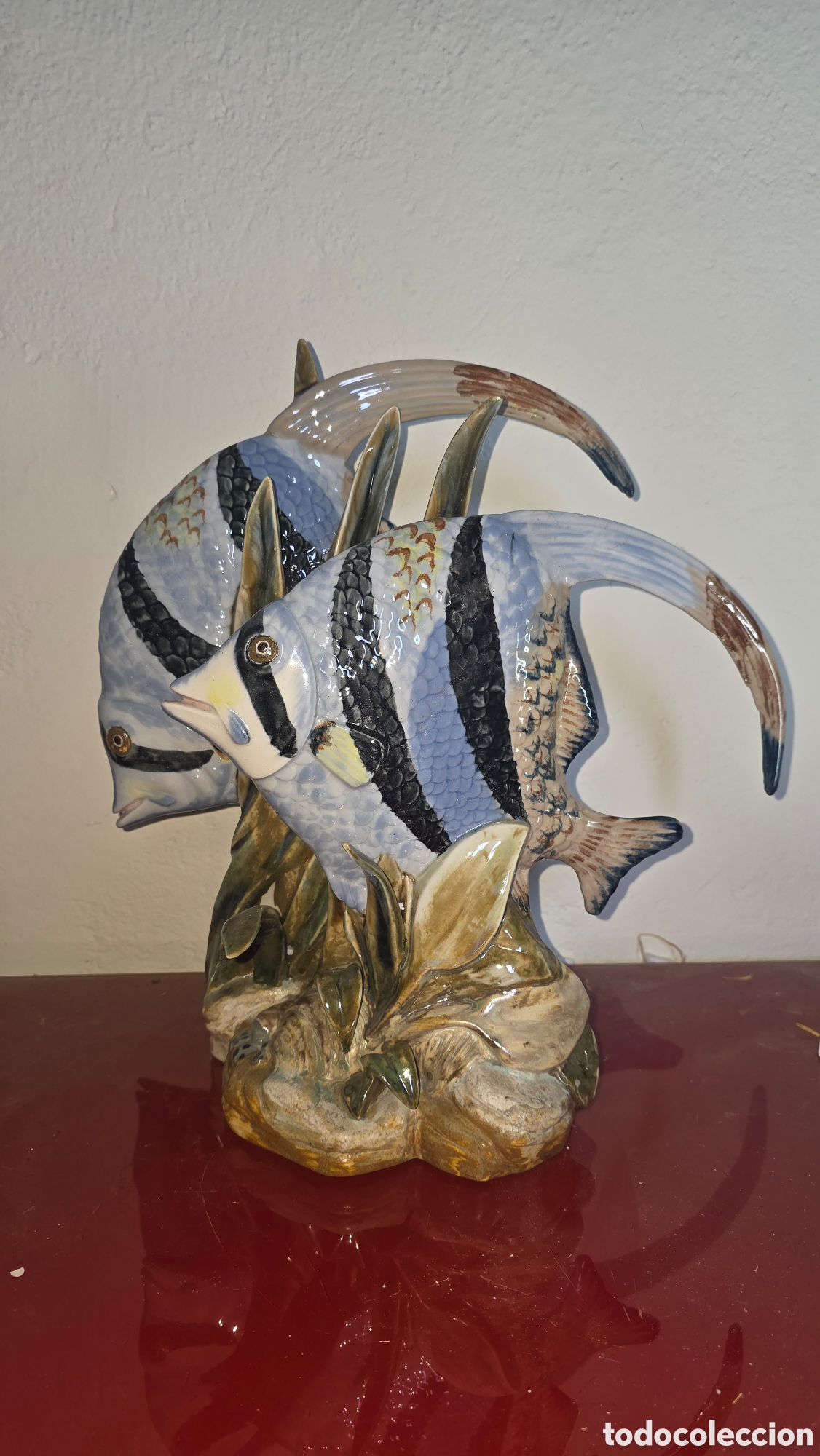 Antig&uuml;edades: Figura porcelana Valenciana rex