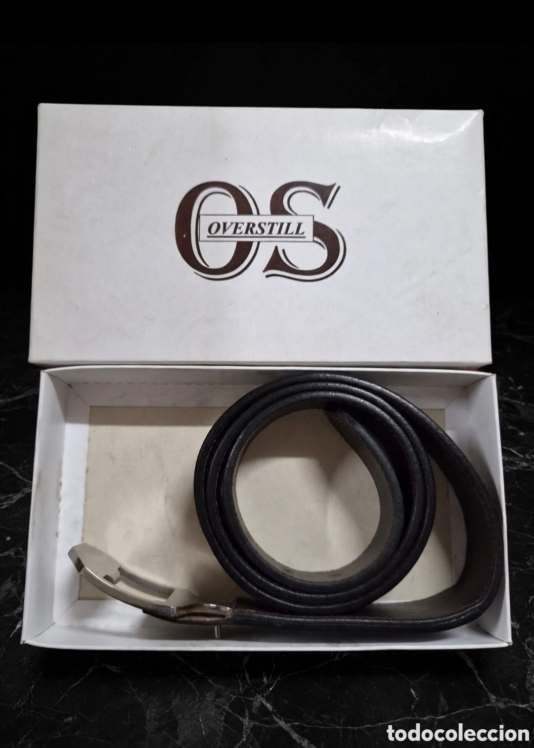 Antig&uuml;edades: *Cintur&oacute;n OVERSTILL con hebilla-cuchillo oculta + abrebotellas* Marca OS OVERSTILL