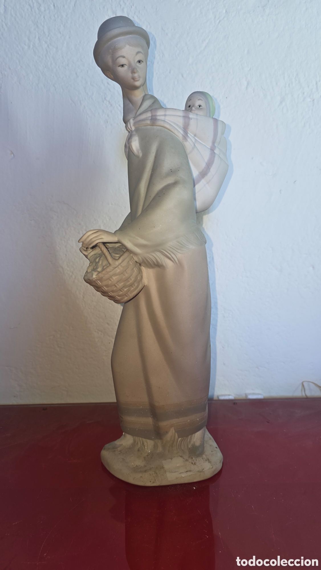 Antiques: Figura porcelana lladro boliviana