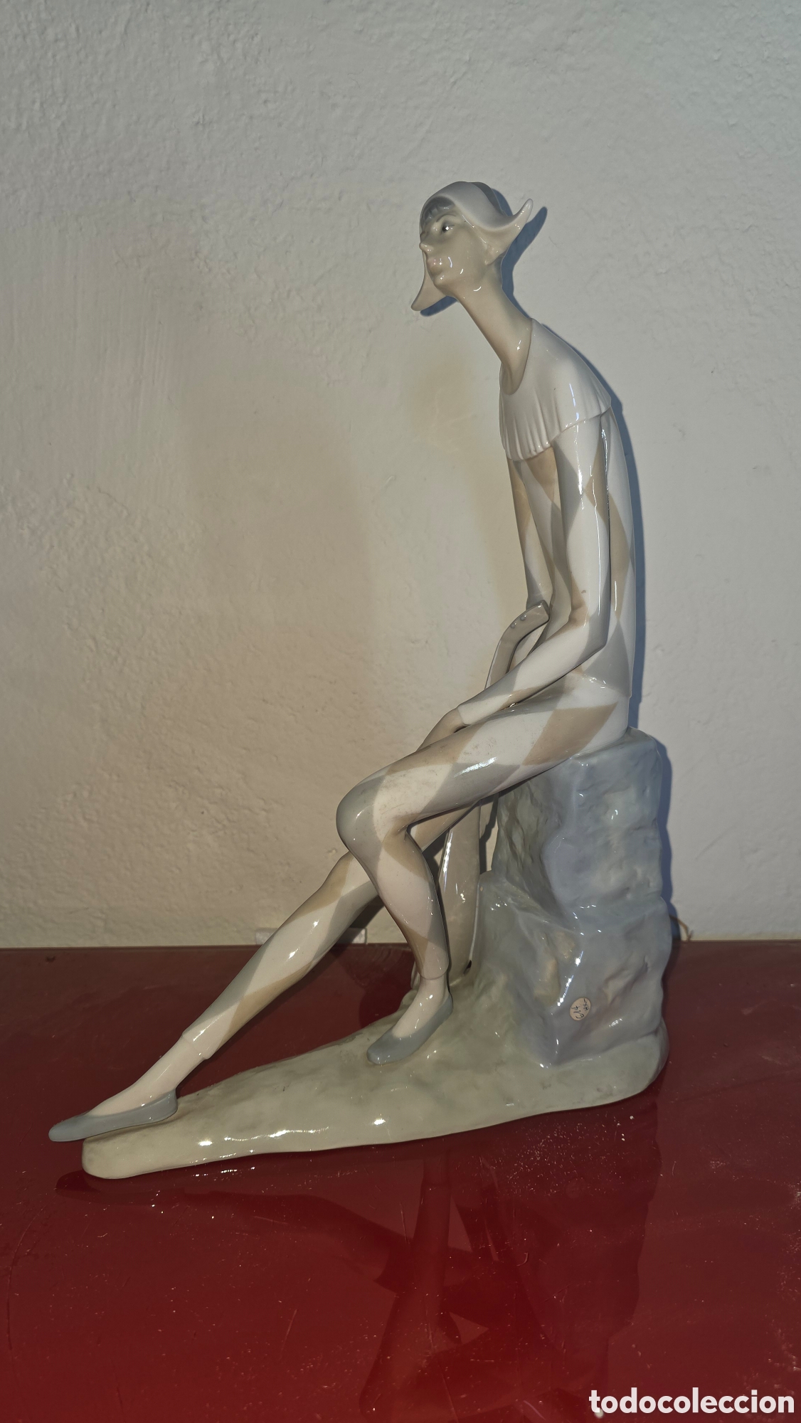 Antiquit&eacute;s: Figura arlequin porcelana lladro
