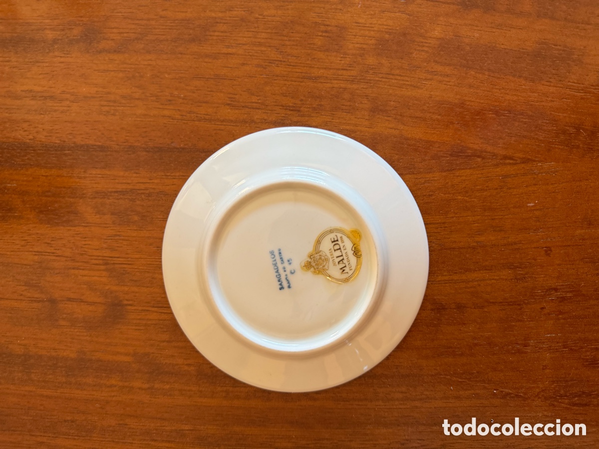 Antig&uuml;edades: Plato porcelana Sargadelos original