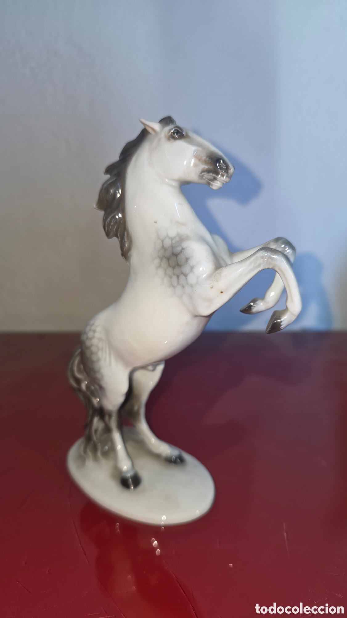Antig&uuml;edades: Figura caballo porcelana alemana rosenthal