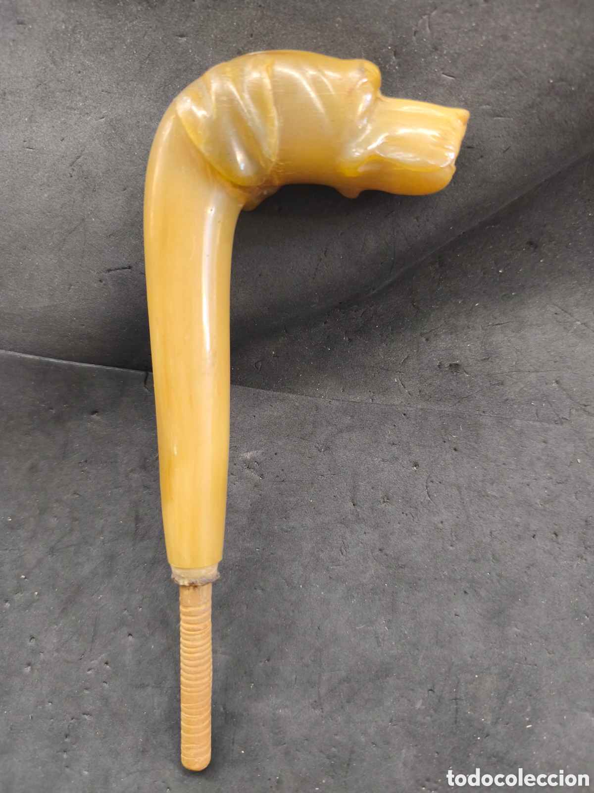 Antig&uuml;edades: Pomo para paraguas de Asta, 20cm